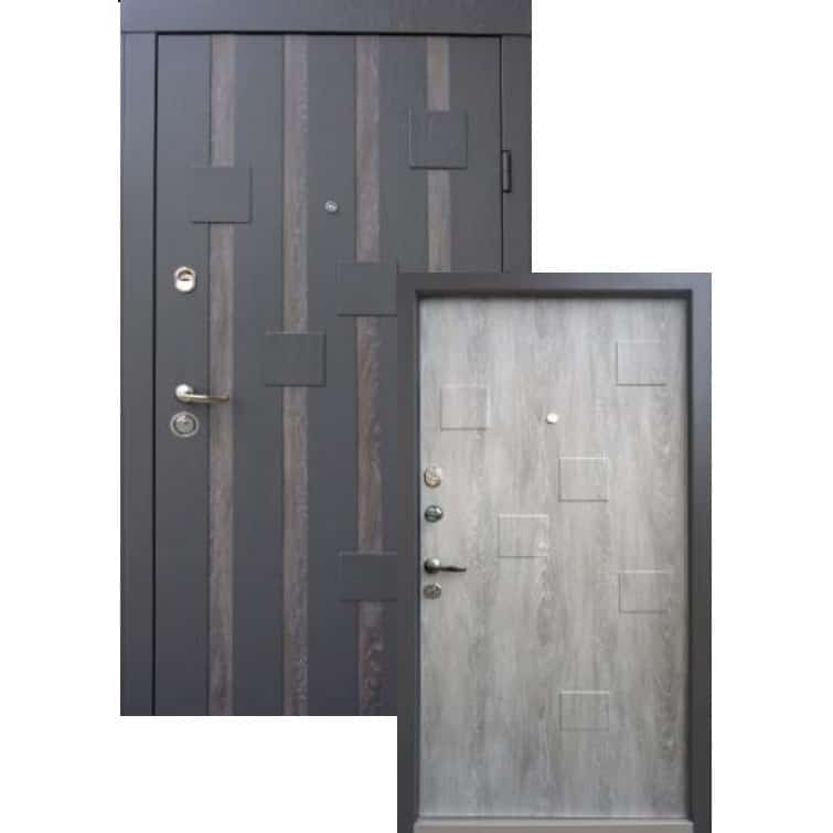 Qdoors Ультра Рондо Дуб графіт / Дуб шале сивий фото 1 Qdoors Ультра Рондо Дуб графіт / Дуб шале сивий фото 1