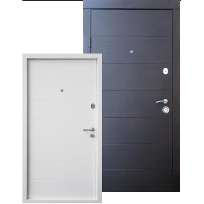Входные двери Qdoors Горизонталь Венге тёмный горизонт / Венге ванильный горизонт Входные двери Qdoors Горизонталь Венге тёмный горизонт / Венге ванильный горизонт