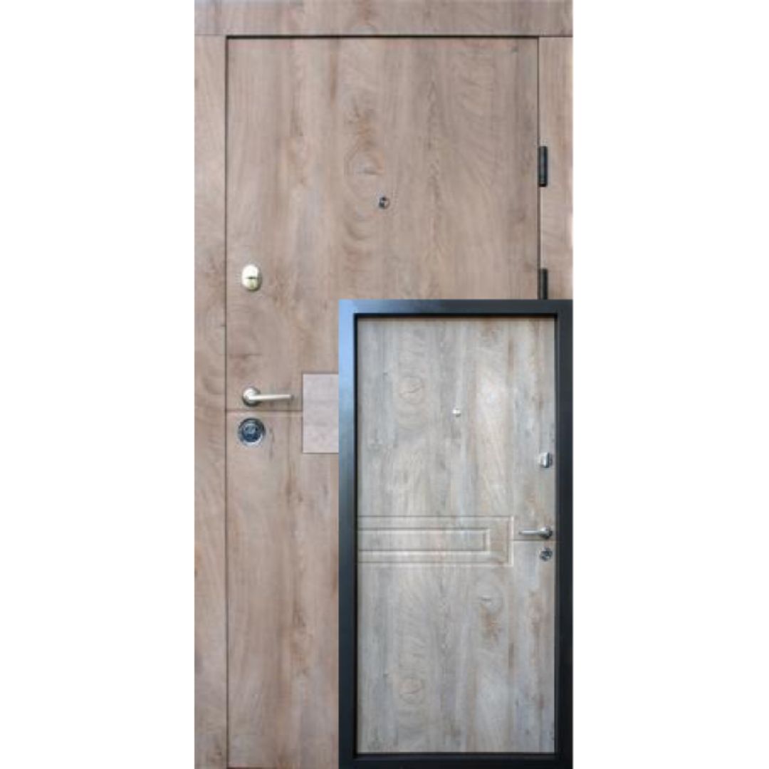 Вхідні двері Qdoors Преміум Сієна Спил дерева Вхідні двері Qdoors Преміум Сієна Спил дерева